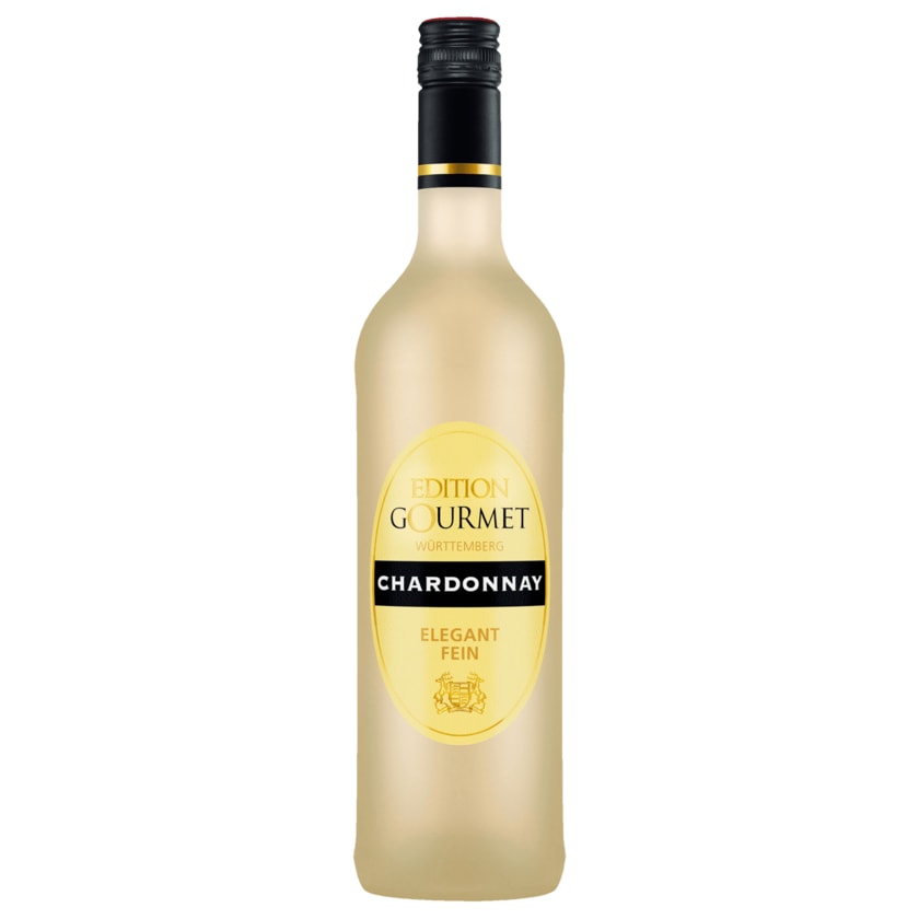 Edition Gourmet Weißwein Chardonnay QbA halbtrocken 0,75l